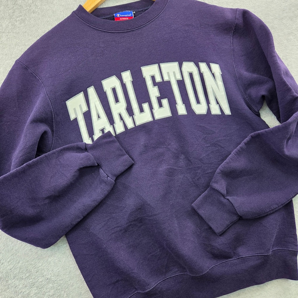 Tarleton State Academia CHAMPION Cozycore Athleisure Sweatshirt Womens S Purple